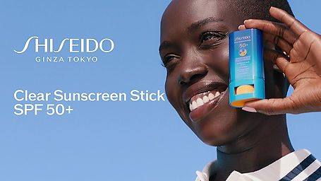 Shiseido Clear Sunscreen Stick US Campaign, 2023